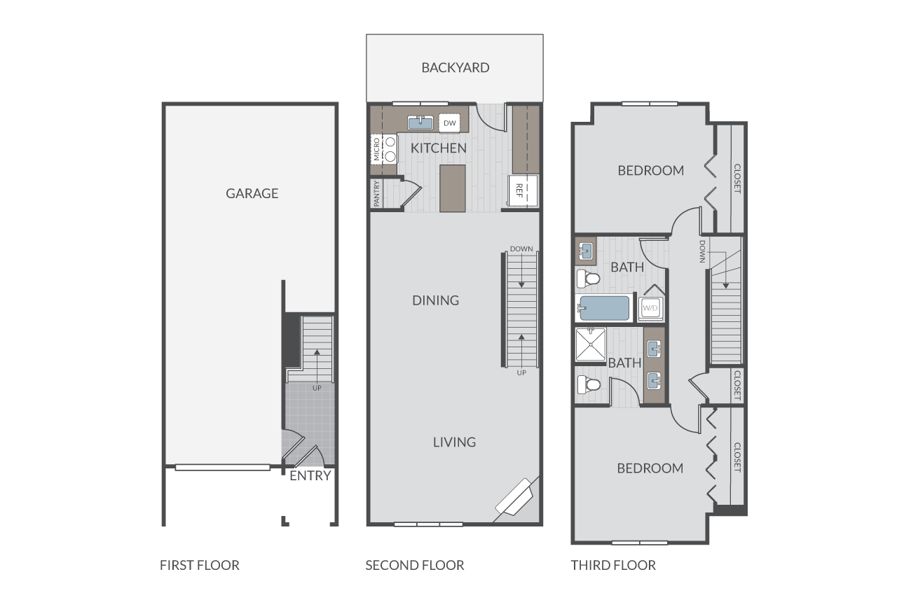 Aster Townhome floor plan
